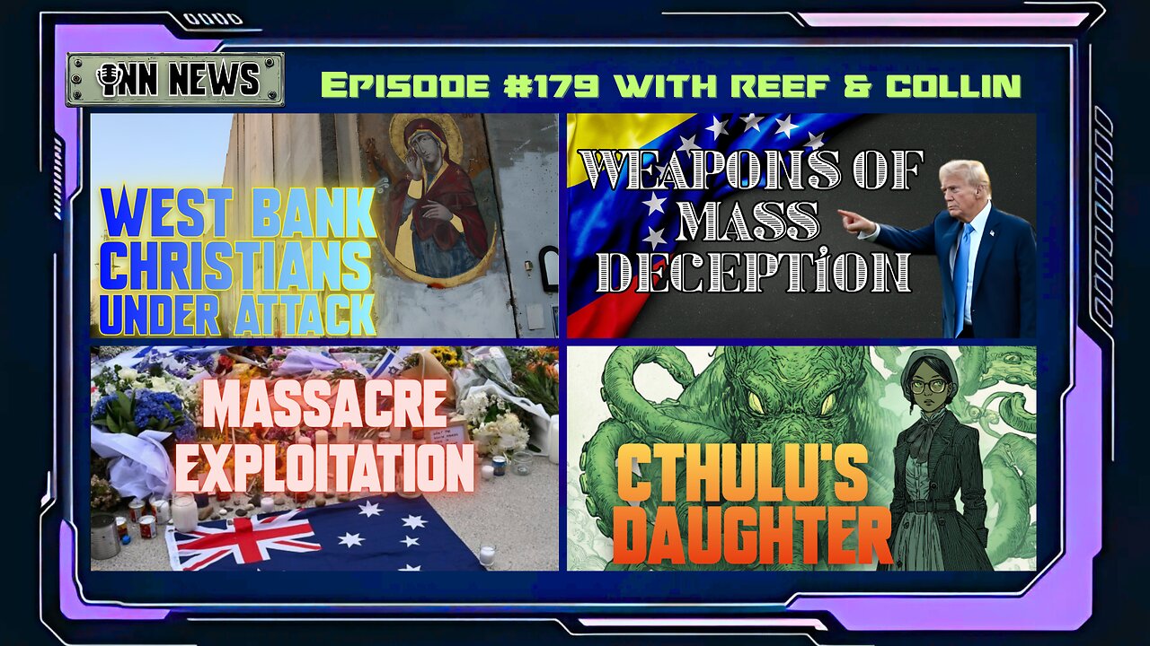 INN News 179 | PALESTINE CHRISTIANS ATTACKED, WEAPON OF MASS DECEPTION, BONDI BEACH, FBI TERROR PLOT