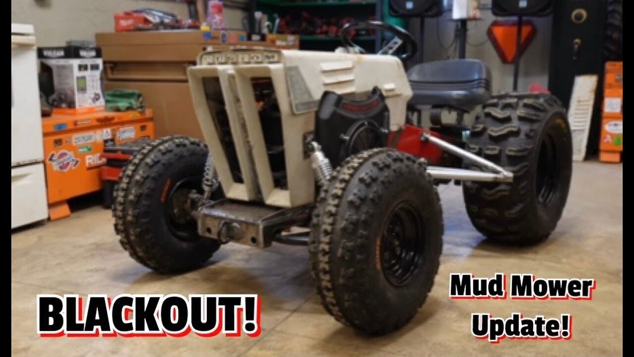Blackout Mud Mower Update! Clutch and Gas Tank Revisited