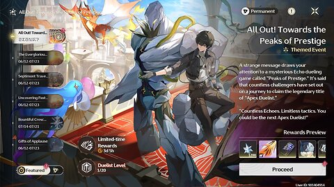 All Out! Towards the Peaks of Prestige Card Game Event -Wuthering Waves - Version 2.4 - Part 3
