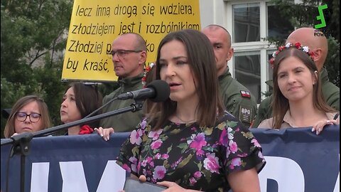 Marta CZECH (Korona): Przemówienie - start 2. Marszu Stop Masowej Imigracji - Warszawa 24.08.2025