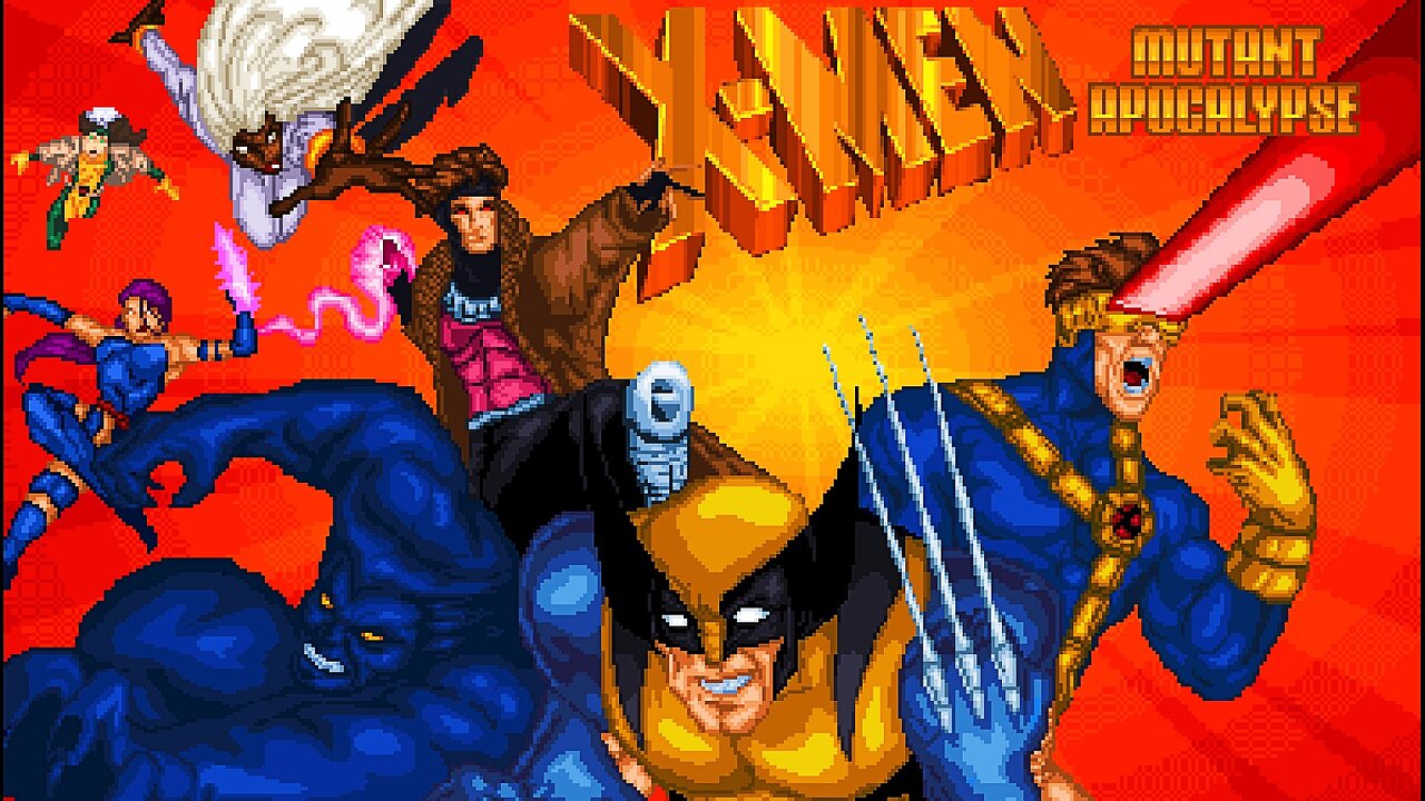 X-MEN: MUTANT APOCALYPSE (OpenBOR) (Gameplay - Commentary)