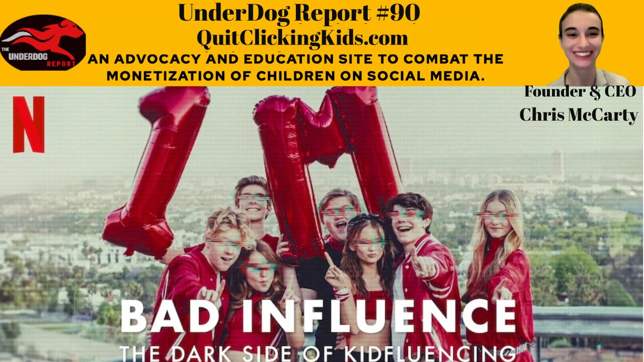 Stop Exploiting Children-Chris McCarty-Quit Clicking Kids-UnderDog Report #90