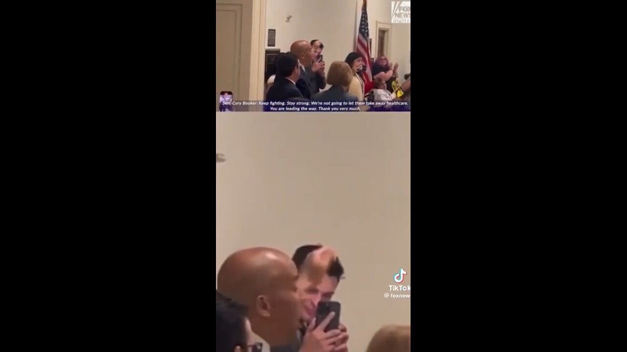 Corey Booker leading an insurrection