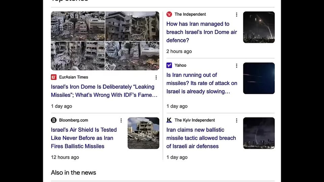 DOES THE IRON DOME EVEN EXIST?