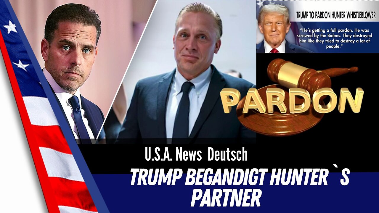 Präsident Trump begnadigt Hunter`s Geschäftspartner Devon Archer.