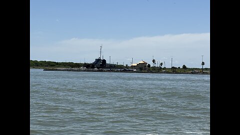 Bolivar Ferry: transporting people and vehicles from Galveston to Point Bolivar