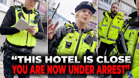 Police detain me for looking at a migrant hotel