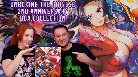 Unboxing the Chinese 2nd Anniversary Boa Hancock Collection | A Beautiful Set! | One Piece TCG