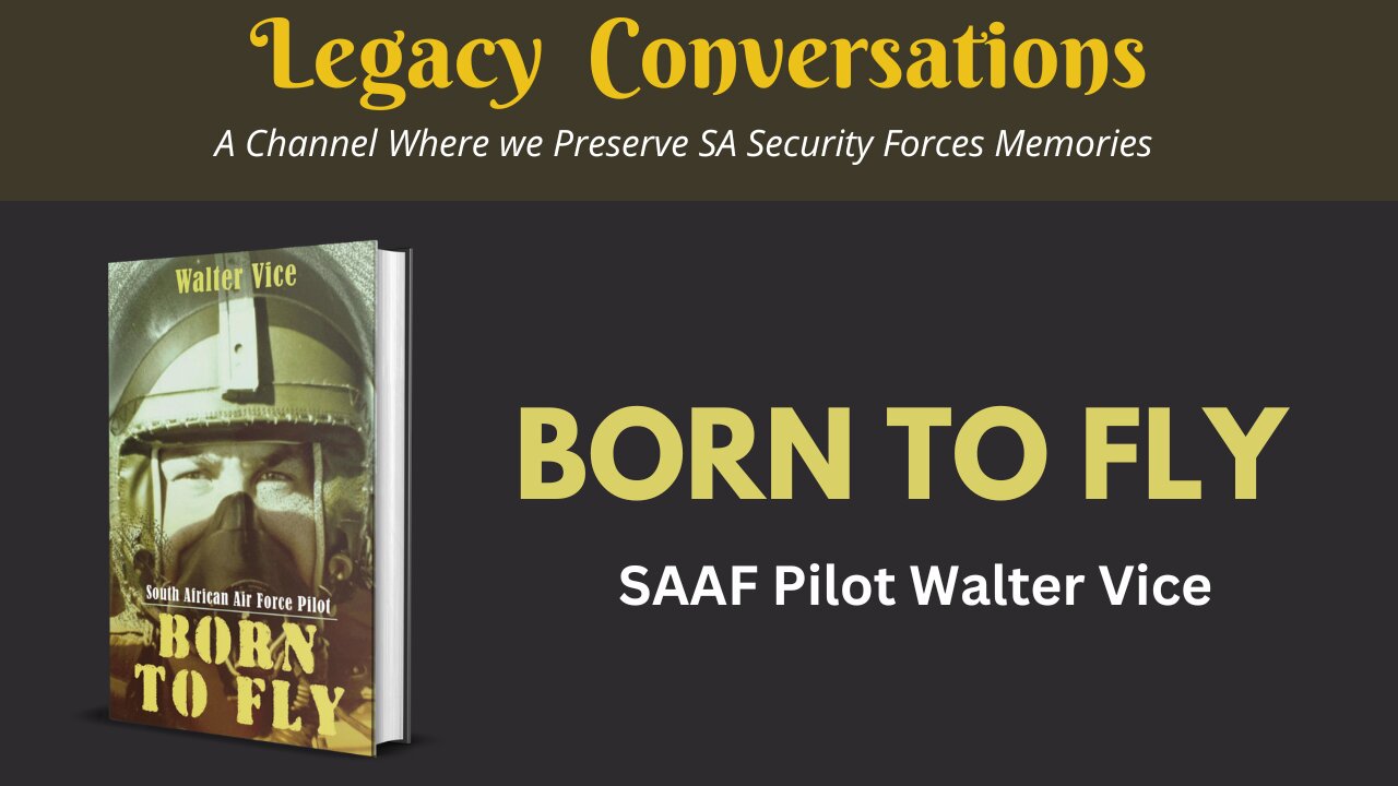 SAAF and SAA Captain Walter Vice Book - "Born to Fly"