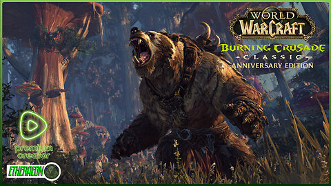 🔴LIVE - WARCRAFT CLASSIC TBC - LEVEL 64 DRUID TANK