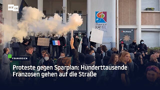 Proteste gegen Sparplan: Hunderttausende Franzosen gehen auf die Straße