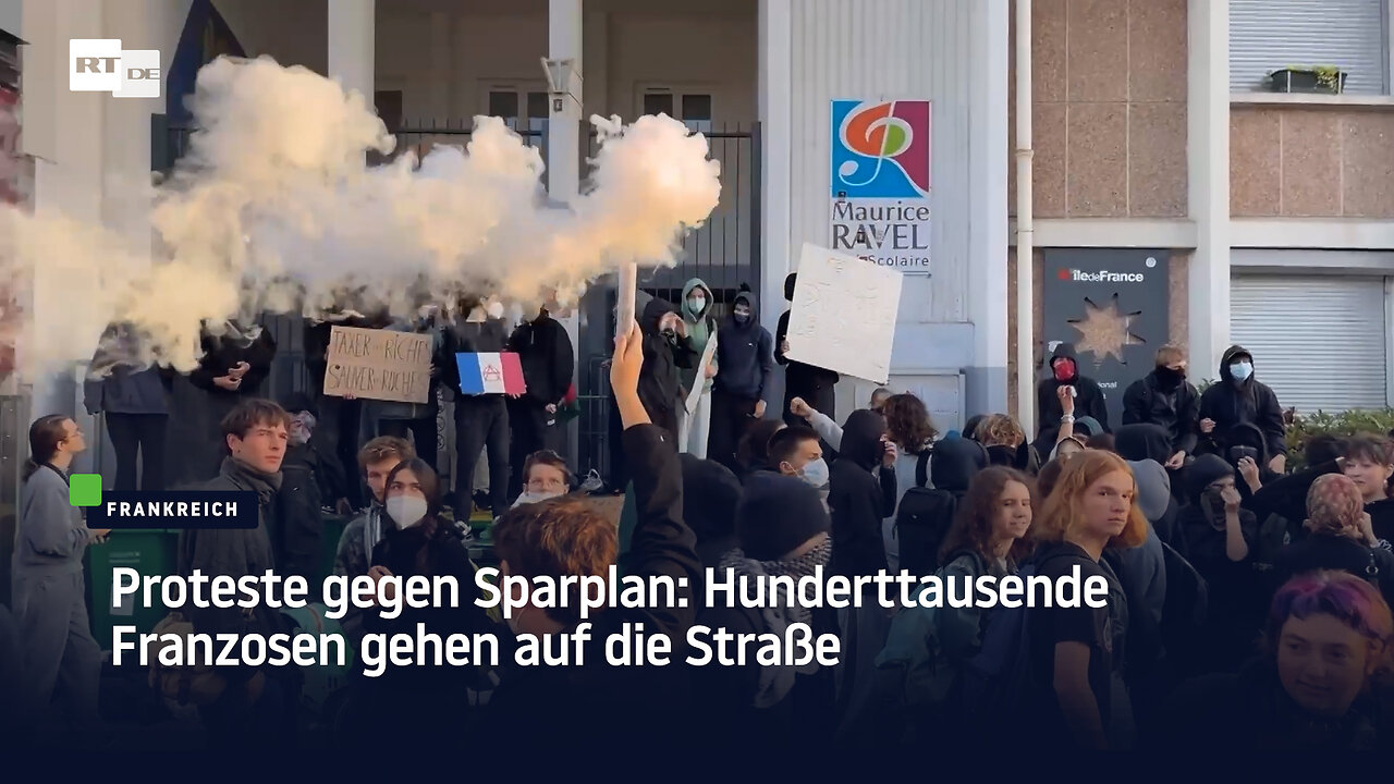 Proteste gegen Sparplan: Hunderttausende Franzosen gehen auf die Straße