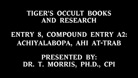 Entry 8, Compound Entry A2 - Achiyalabopa, Ahi At-Trab