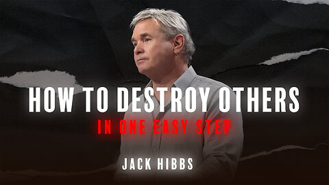 How To Destroy Others In One Easy Step