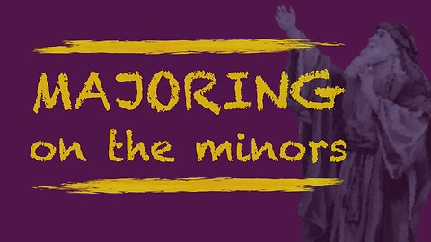 Majoring on the Minors: Zechariah, in the waiting 01