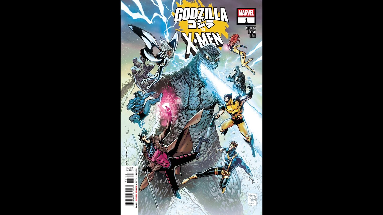 Godzilla Fans Need to see this! Godzilla vs. X-Men #1