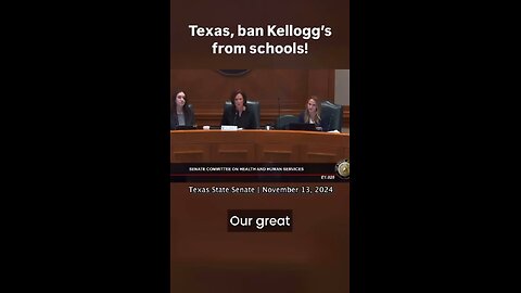 We are being fed poison in America, it’s so serious that Texas is looking to ban Kelloggs foods