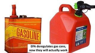 EPA deregulates gas cans, now they will actually work