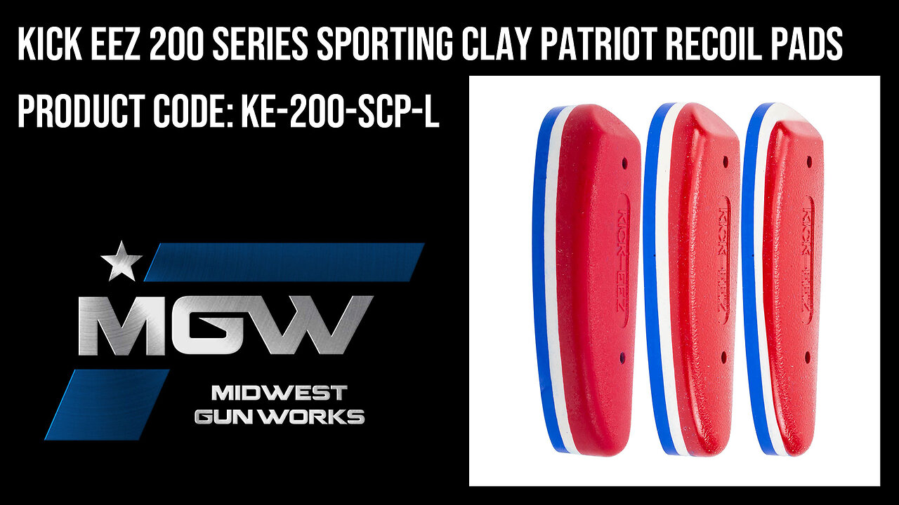 Kick Eez 200 Series Sporting Clay Patriot Recoil Pads - KE-200-SCP-L