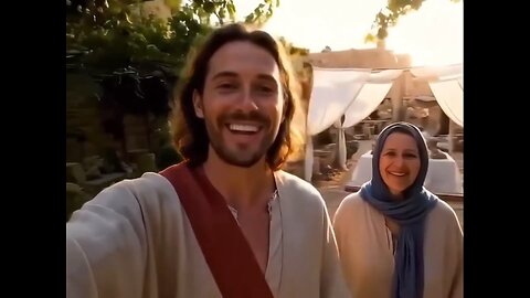 Jesus turns water into heavenly wine (AI Bible vlogs)