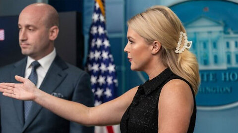 KAROLINE LEAVITT | Press Secretary Karoline Leavitt and Stephen Miller Brief Members of the Media
