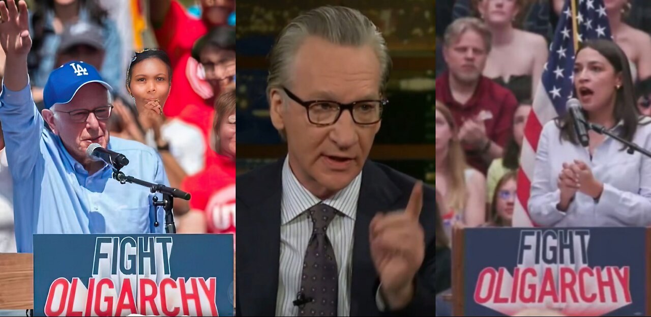 Bernie Sanders And AOC VS Bill Maher