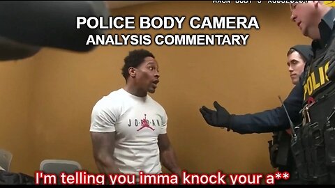 Black Hates White Cops Wearing Beanies - Police Bodycam Crime Narco Bust