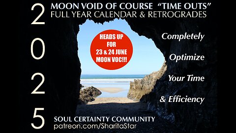 HEADS UP For 23 & 24 June Moon Void of Course