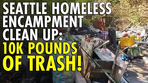 SHOCKING: 10,000 POUNDS of Trash (Including an Organ?) Removed From Seattle Park The City IGNORED