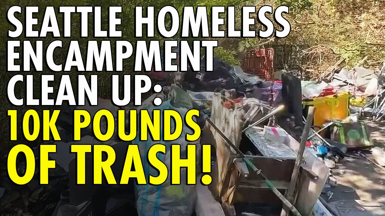 SHOCKING: 10,000 POUNDS of Trash (Including an Organ?) Removed From Seattle Park The City IGNORED