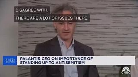 Palantir CEO Alex Carp believes the US needs to scrap the First Amendment