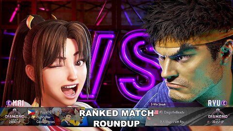 Kuya Kalbo SF6 Ranked Match Roundup. Mai Diamond [Hori Fight Stick]