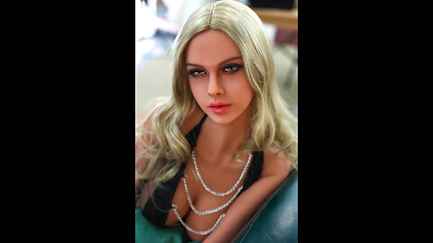 Laura Blonde Beautiful Sexy Girl Sex Doll（C Cup） -Silicone Head TPE Body