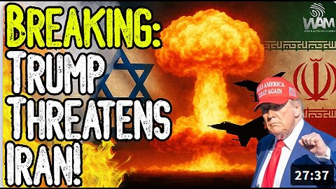 BREAKING: TRUMP THREATENS IRAN! - "We'll Knock Them Down!" Says Trump During Netanyahu Meeting