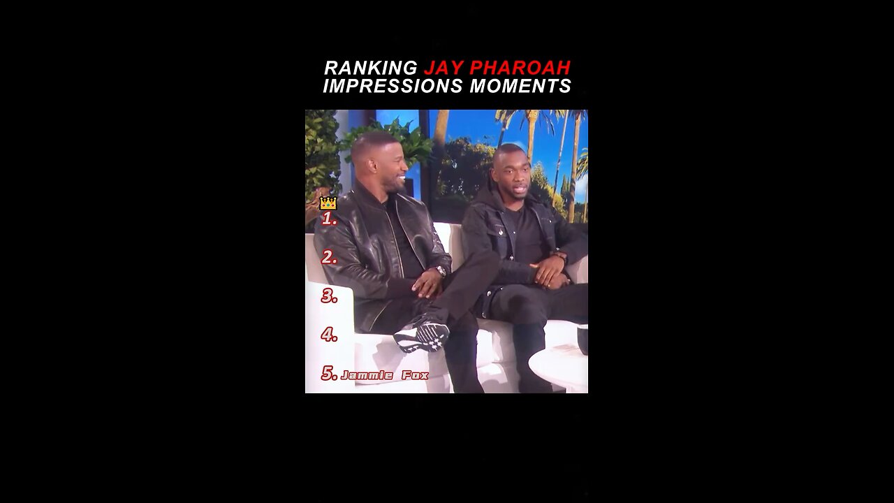 Ranking Jay Pharoah Impressions Moments