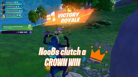NoobS clutch a CROWN WIN #fortnite #fortniteoffline #gaming #gamingshorts #fortniteclips #epicgames