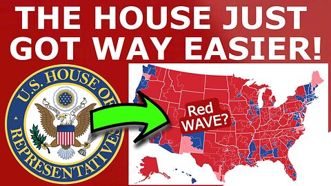 Holding the House Just Got MUCH EASIER for the GOP!
