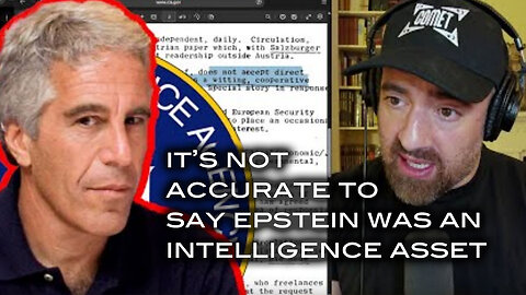 Mike Benz: It's Not Accurate to Say Epstein Was An Intelligence Asset