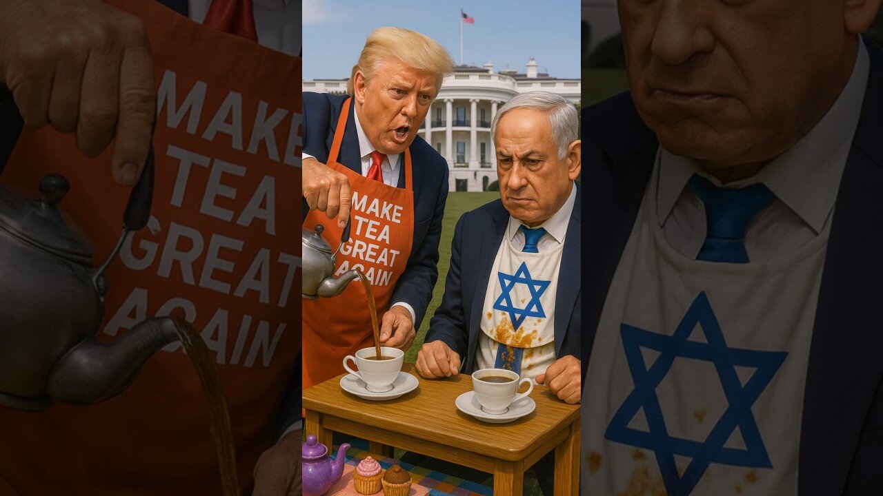 Trump Pours Tea on Netanyahu! ☕