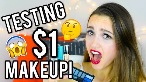 Testing DOLLAR STORE MAKEUP!!