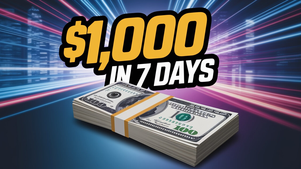 I MADE $1,000 IN JUST 7 DAYS IS THIS EVEN POSSIBLE?