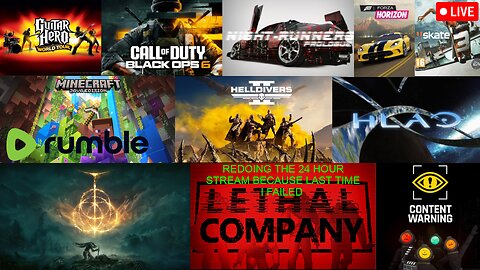 24 HOUR MARATHON BUT THIS TIME I WONT FAIL