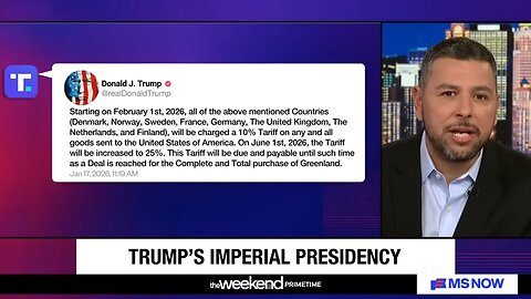 Trump’s Imperial Presidency: First Venezuela, now Greenland