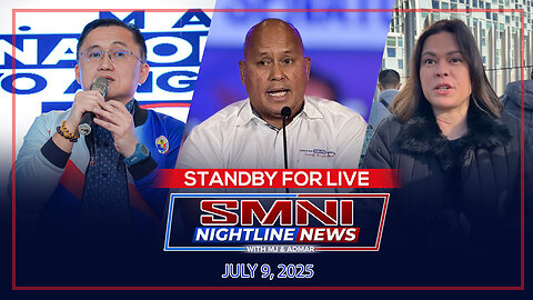 LIVE: SMNI Nightline News with MJ Mondejar & Admar Vilando | July 9, 2025 - Miyerkules
