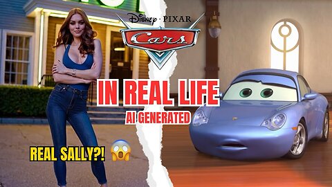 PIXAR CARS IN REAL LIFE😱🤔
