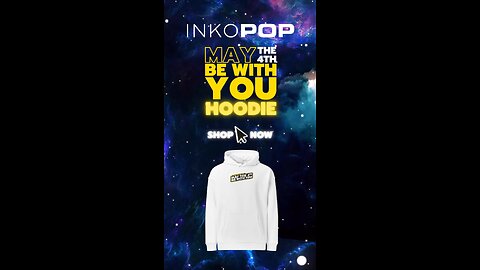 MAY THE 4TH BE WITH YOU ORGANIC HOODIE
