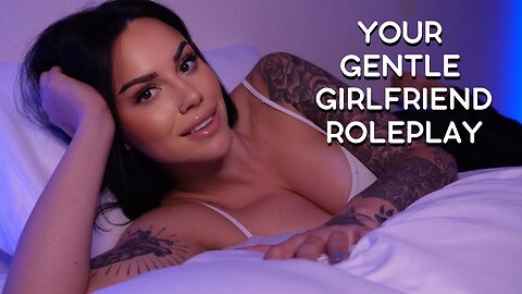 Hot Girl ASMR Girlfriend Experience: Lovingly Whispering to You My Tired BF in Bed