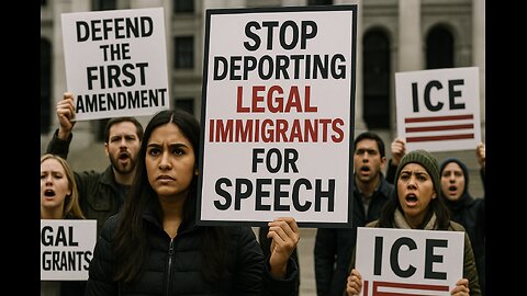 Legal Alien Deportation Because of Speech?