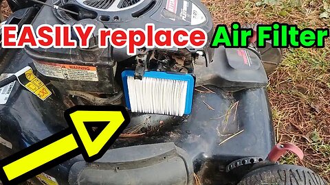 How to Replace Air Filter on Briggs & Stratton 7.00 Push Mower (Easy DIY Guide)