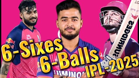 "6 Sixes in 6 Balls! Riyan Parag Destroys KKR – IPL 2025 Mayhem!"